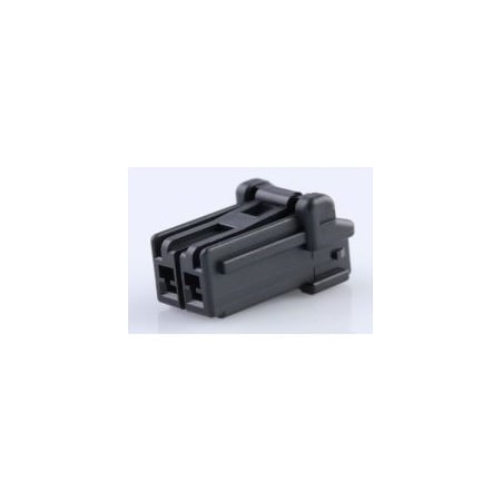 Molex CP 3.3 W/W CONN SglRw Rec Hsg BLACK 2P 504693-0201